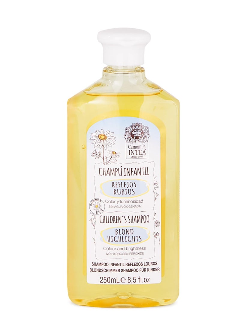 Intea Camomila Kids Shampoo for Blonde Highlights – 8.5Oz Chamomile Shampoo Hair Lightener for Kids – Natural Extract Toddler Shampoo with No Silicones or Parabens