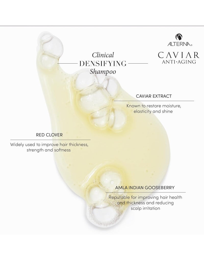 CAVIAR Anti-Aging Clinical Densifying Shampoo | For Fine, Thinning Hair | Thickens Hair, Protects Scalp | Sulfate Free