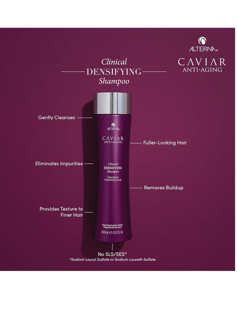 CAVIAR Anti-Aging Clinical Densifying Shampoo | For Fine, Thinning Hair | Thickens Hair, Protects Scalp | Sulfate Free