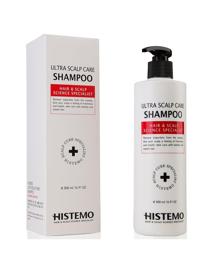 Ultra Scalp Care Shampoo - DHT Blocking for Hair Restoration and Growth, with Biotin to Prevent Loss for Men & Women with Oily or Color-Treated Hair (16.91 oz)