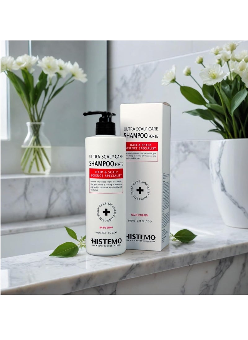 Ultra Scalp Care Shampoo - DHT Blocking for Hair Restoration and Growth, with Biotin to Prevent Loss for Men & Women with Oily or Color-Treated Hair (16.91 oz)