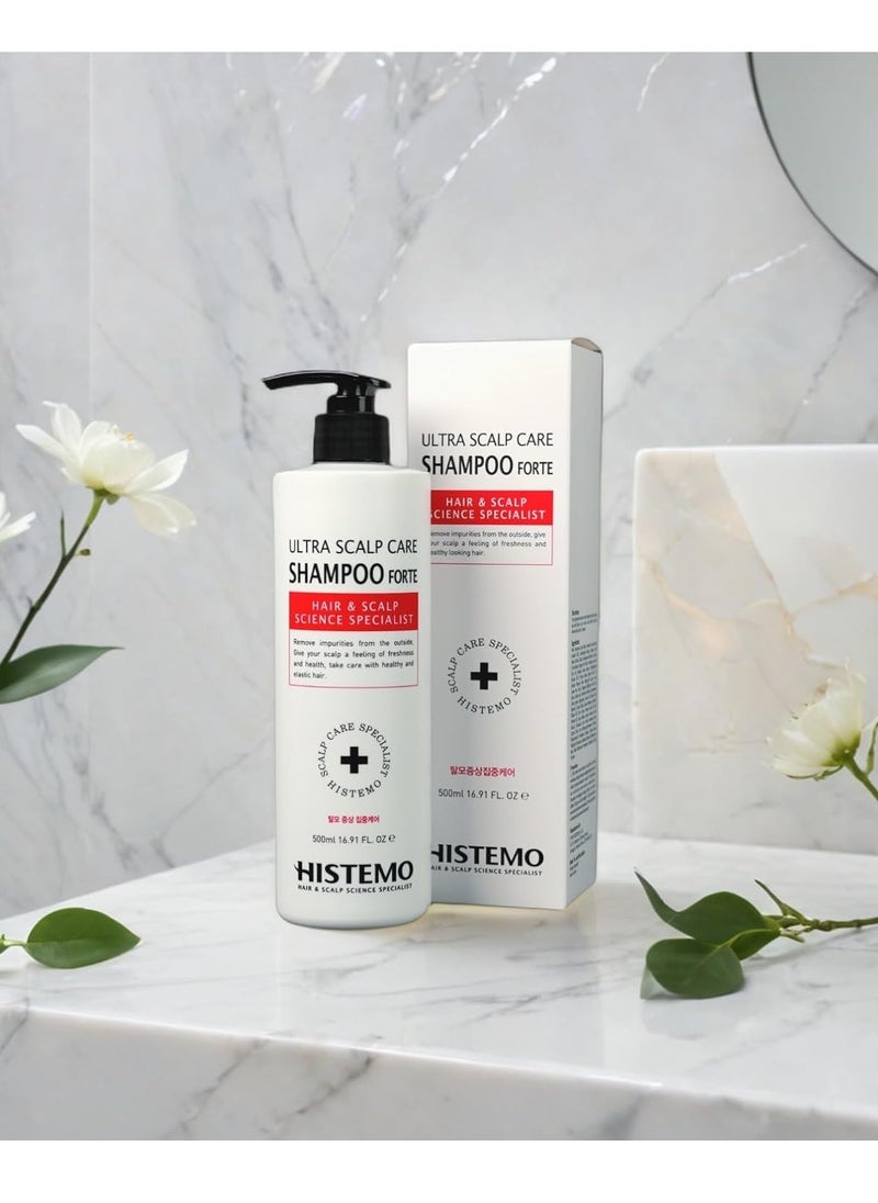 Ultra Scalp Care Shampoo - DHT Blocking for Hair Restoration and Growth, with Biotin to Prevent Loss for Men & Women with Oily or Color-Treated Hair (16.91 oz)
