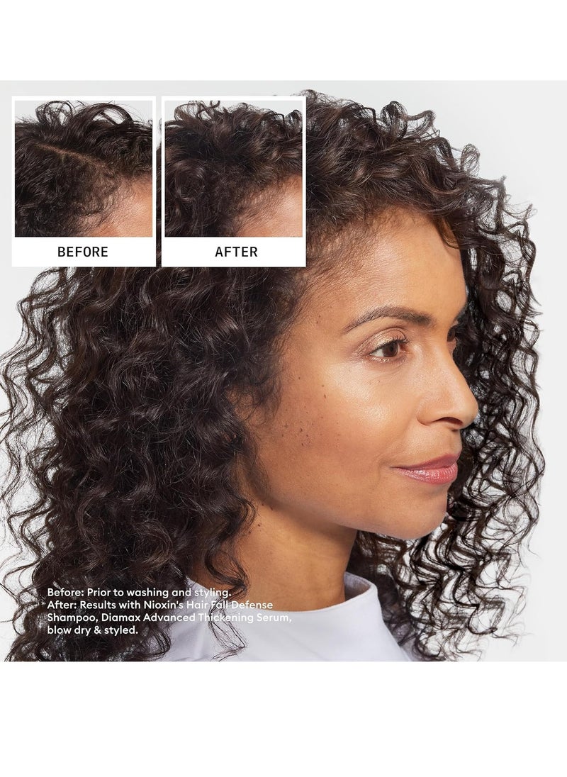 Nioxin Hair Fall Defense Shampoo | Activates Hair Follicles for Visibly Less Hair Loss | 8.1 Fl Oz + Nioxin Hair Fall Defense Intensive Daily Leave-In Hair Treatment | 2.3 Fl oz.