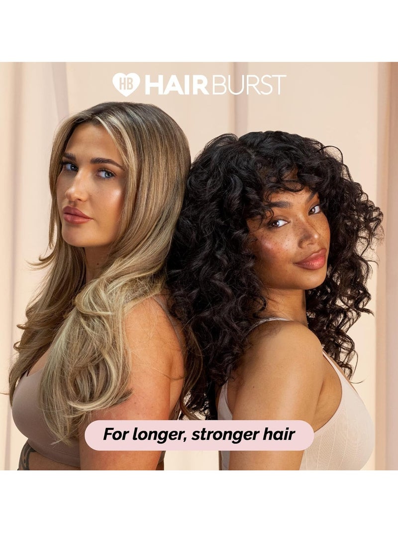 HAIR BURST Wavy & Curly Hair Shampoo - Sulfate, SLS, Paraben Free, CGM Approved - Nourishing Amino Acids, Almond Extract & Cherry Oil - Curl Enhancing, Frizz Control & Moisturising