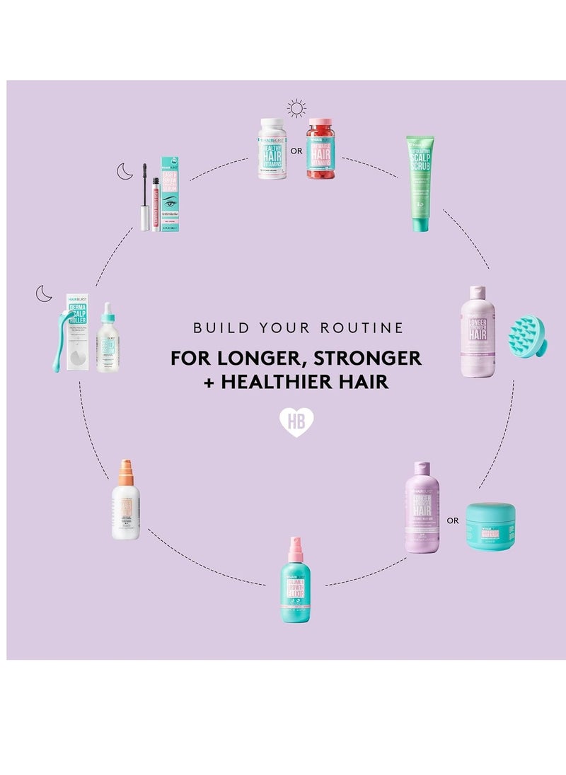 HAIR BURST Wavy & Curly Hair Shampoo - Sulfate, SLS, Paraben Free, CGM Approved - Nourishing Amino Acids, Almond Extract & Cherry Oil - Curl Enhancing, Frizz Control & Moisturising