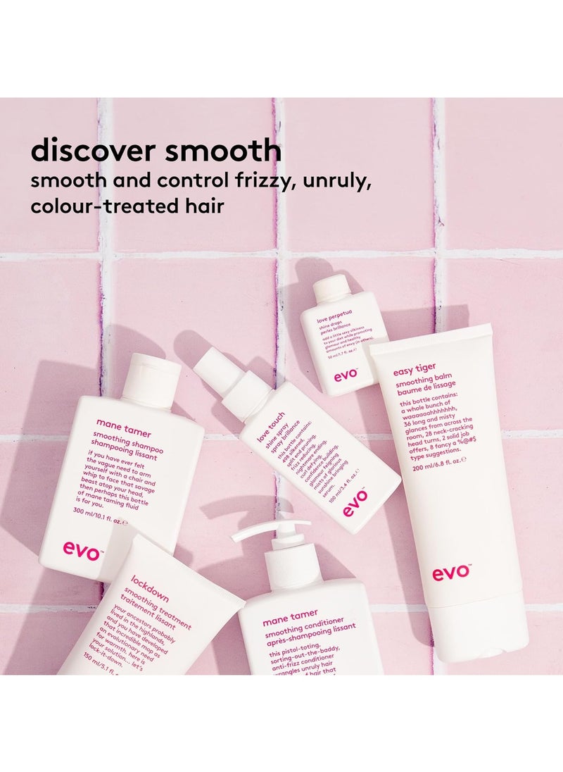 Mane Tamer Smoothing Shampoo - Cleans, Smooths, & Strengthens Hair - Reduces Frizz - 300m