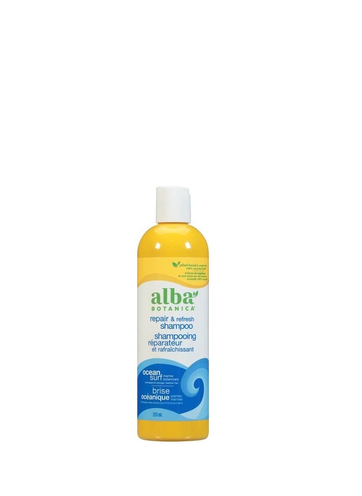 Alba Botanica Repair & Refresh Shampoo, Ocean Surf, 12 Oz