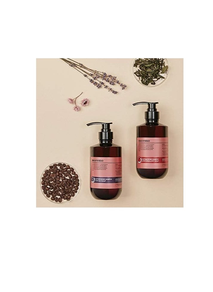 Caffeine Biome Shampoo for Oily Scalp 500ml: Including Caffeine(strengthen the scalp)+ Microbiome(Improving the condition of scalp) control hair loss