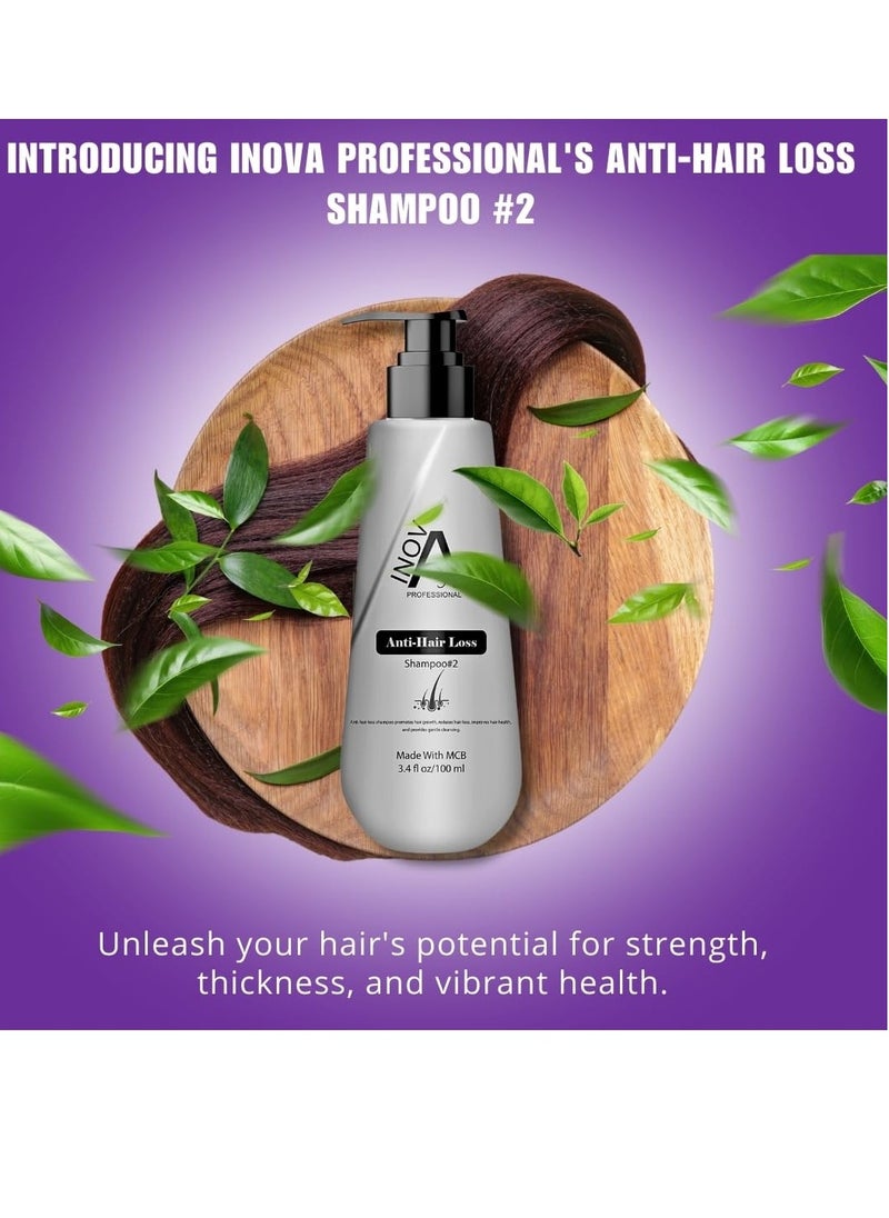 Anti-Hair Loss Shampoo #2 with MCB Biotechnology & Silk Spider Formulation 11 Oz