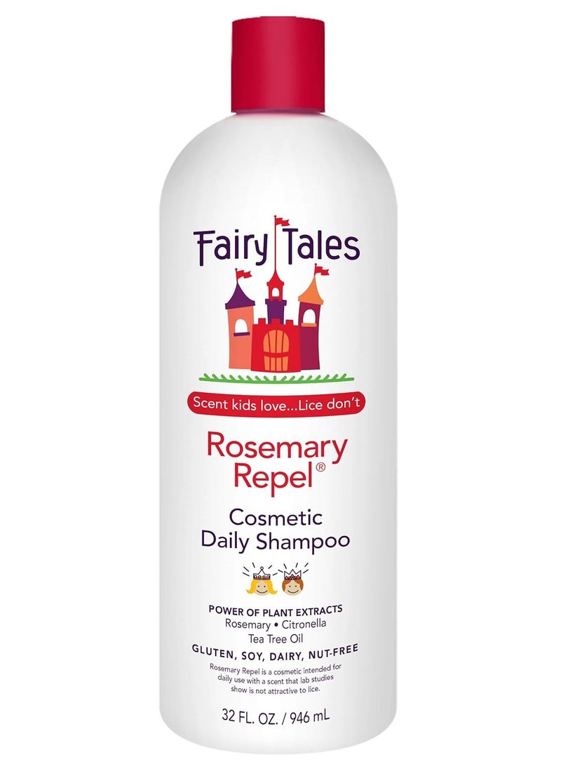 Fairy Tales Rosemary Repel Daily Kids Shampoo– Kids Like the Smell, Lice Do Not, 32 fl oz. (Pack of 1)