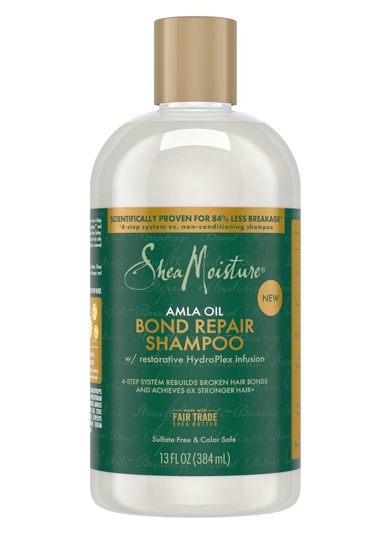 SheaMoisture Bond Repair Shampoo Amla Oil to Strengthen Hair with Restorative HydroPlex Infusion 13 FO