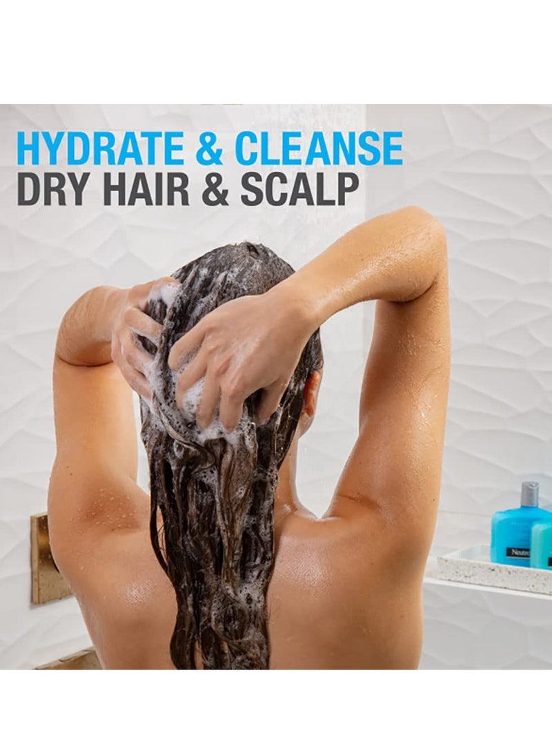 Neutrogena Moisturizing Healthy Scalp Hydro Boost Shampoo & Conditioner for Dry Hair and Scalp, with Hydrating Hyaluronic Acid, pH-Balanced, Paraben & Phthalate-Free, Color-Safe, 12 Fl Oz