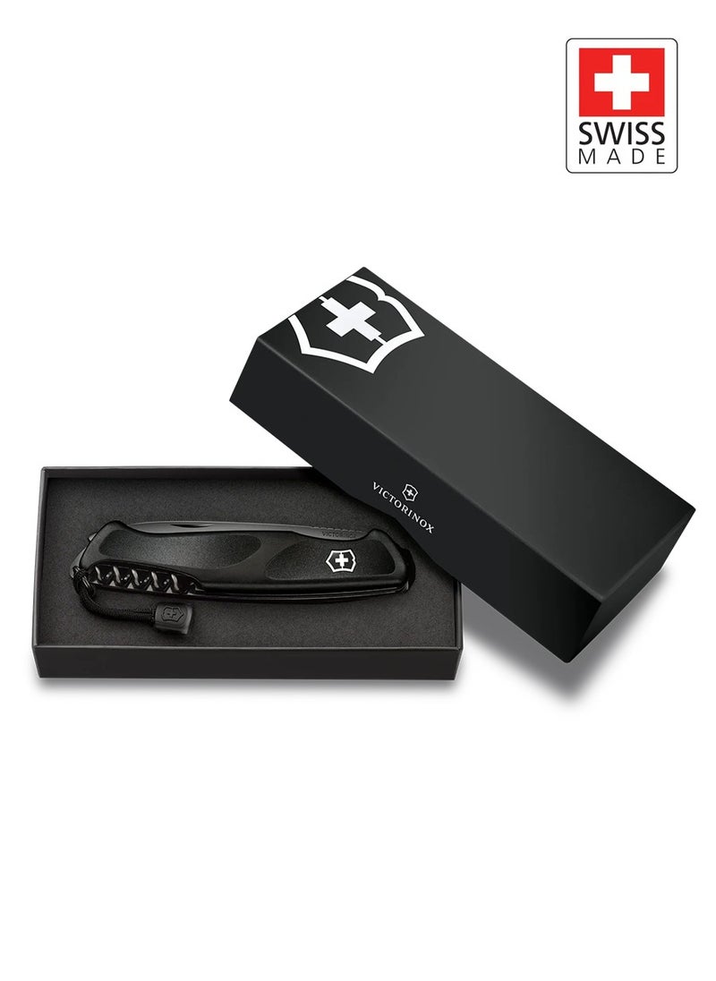 Ranger 55 Grip Onyx Black Swiss Army Knife - 0.9563.C31P