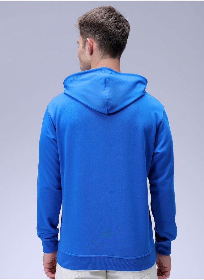 Men Regular Fit Character Overhead Hooded Sweatshirt