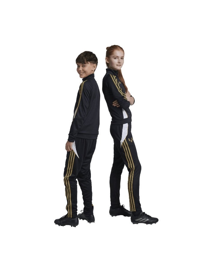 adidas Messi Pnt Y Black Football Pants 5-6Y