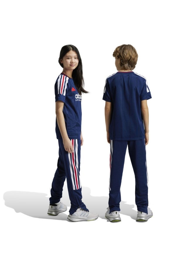 adidas J Np Tiro Pant Blue Training Pants 7-8Y