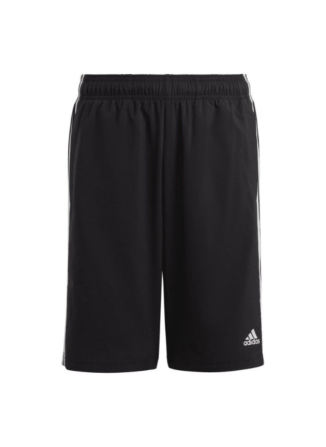 adidas U 3S Wn Short Black Training Shorts 7-8Y