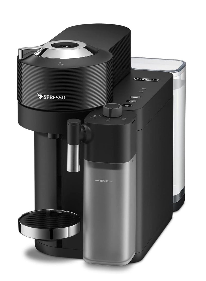 De'Longhi Nespresso Vertuo Lattissima ENV300.B, Automatic Coffee Machine with Automatic Milk Frother, Single-Serve Capsule Coffee Machine, 5 Cup Sizes, 1500W, Matt Black & Glossy 1.6 L 1500 W ENV300.B Black