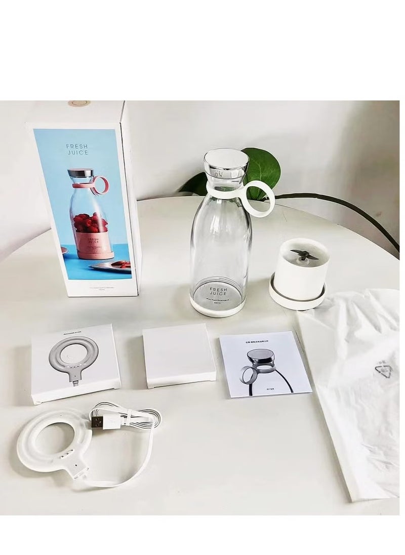 380ml Portable Mini Blender USB Charging Magnetic Suction Juice Cup Compact, Rechargeable, and Convenient for Smoothies, Shakes, and Juices – Ideal for On-the-Go, Travel, Gym, and Home Use