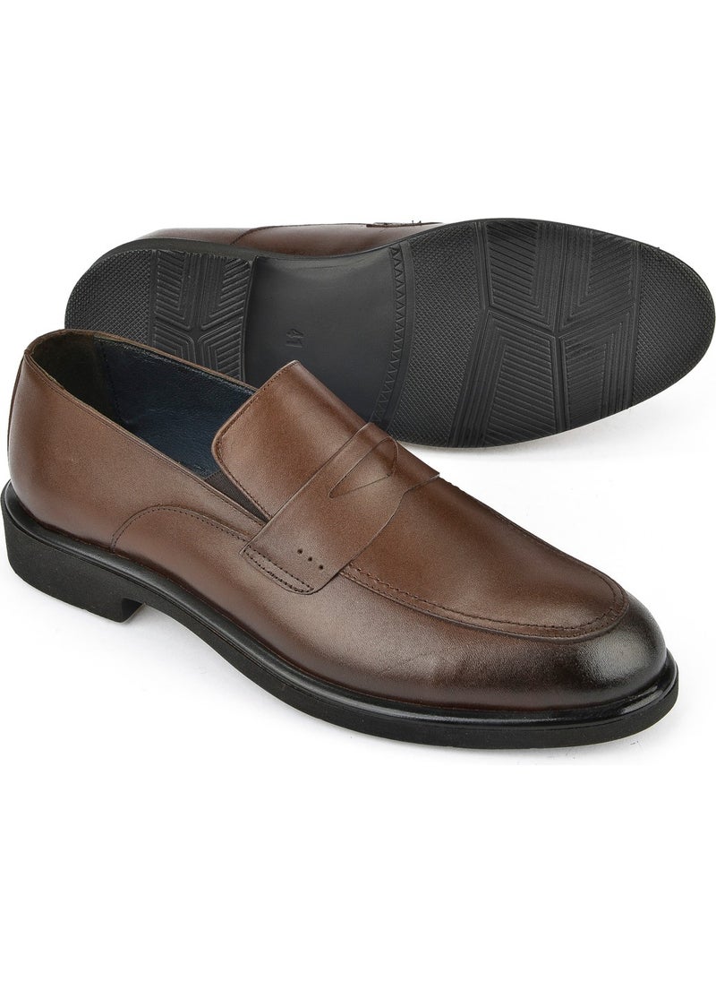 Men's Leather Classic Shoes 15148Z871 Brown