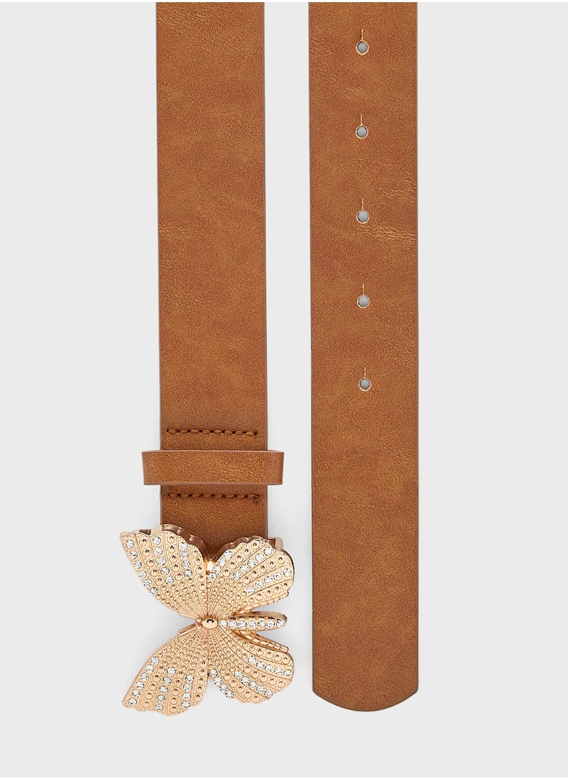 Butterfly Trim Waist Belt