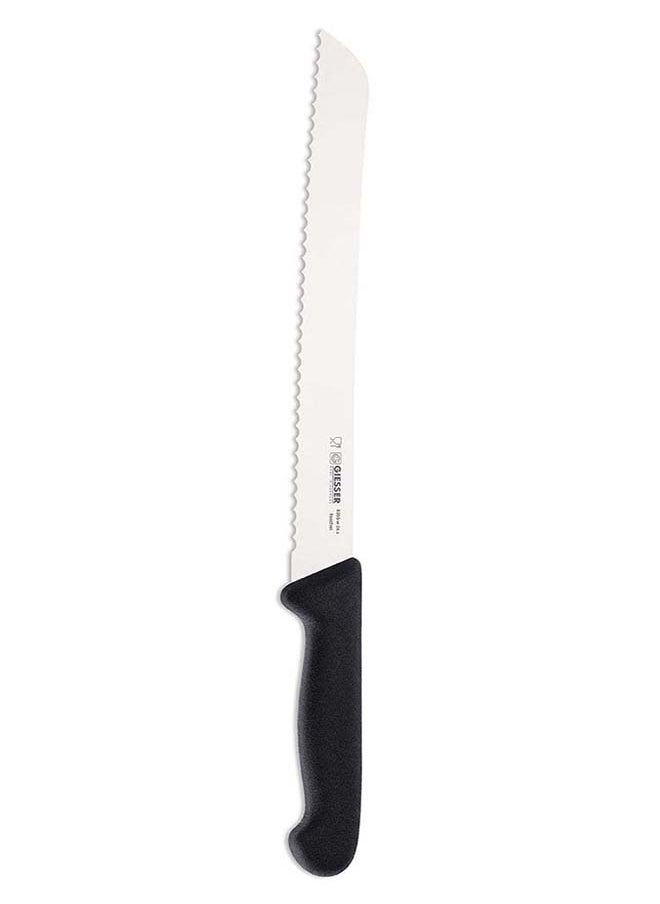 Bread Knife Wavy Edge - Black handle