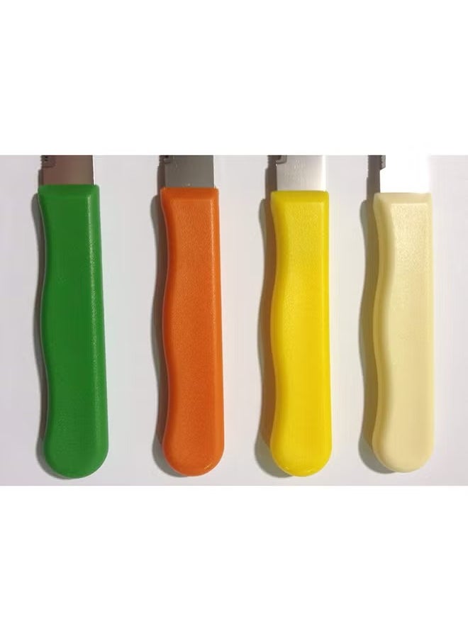 12-Piece German Fruit Knife Set Multicolor