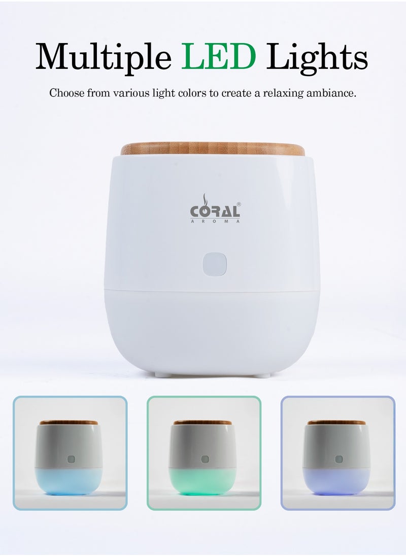 Scent Home Care Smart Diffuser | LED Lights | Bluetooth Control | USB C | Portable & Tabletop with 1 Year Warranty