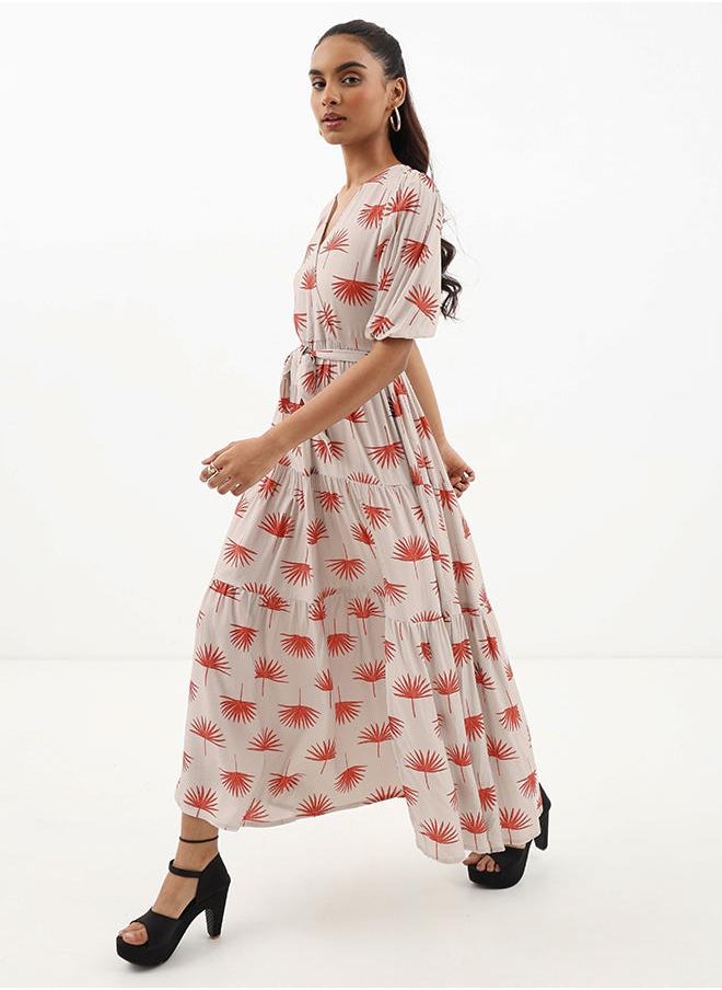 Floral Tiered Maxi Dress