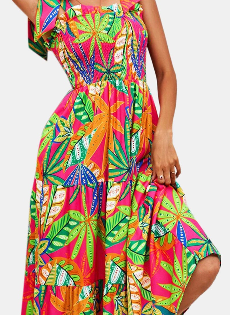 Multicolour Printed Dress