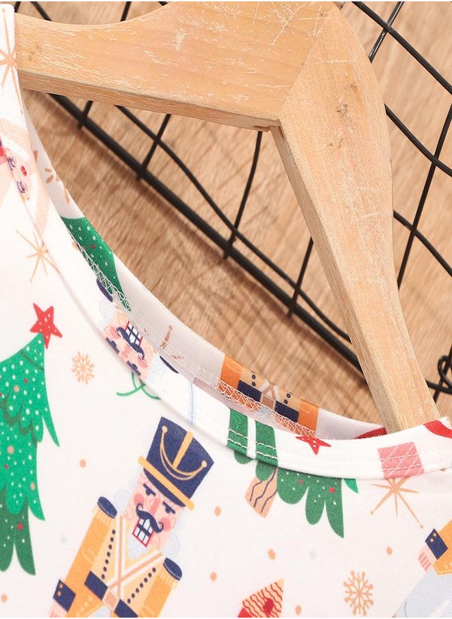 Christmas Print Dress