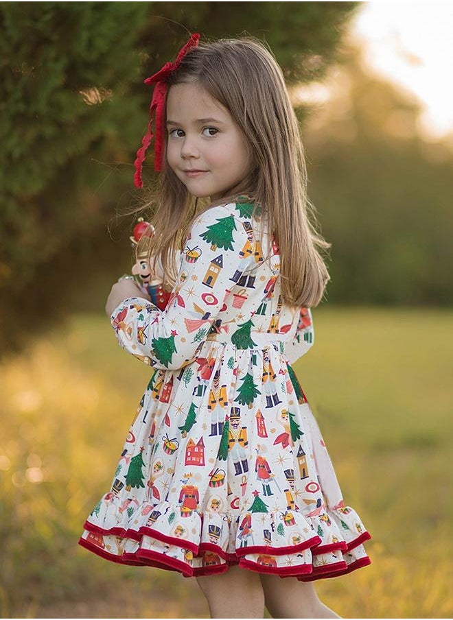 Christmas Print Dress