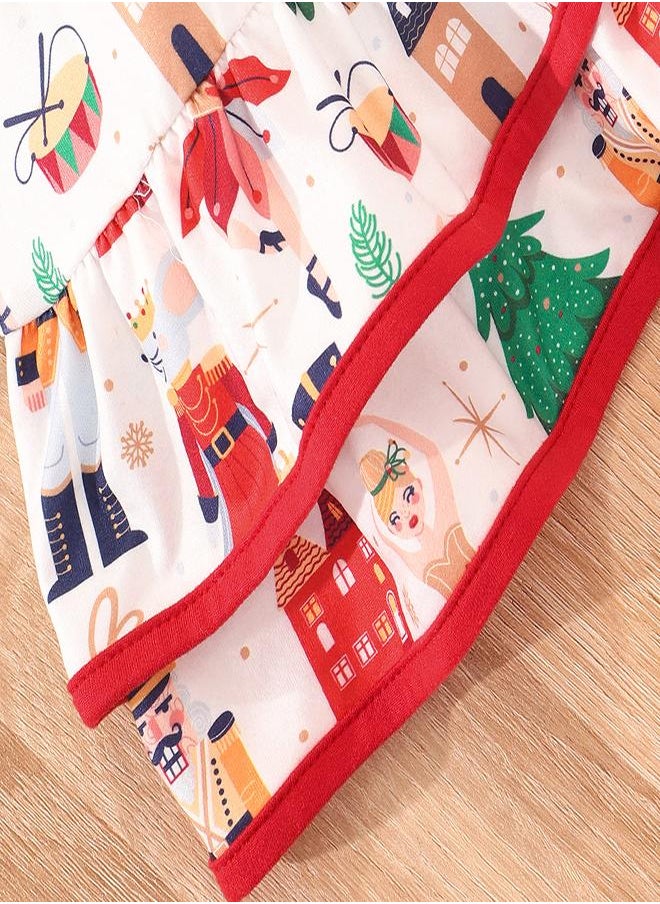Christmas Print Dress