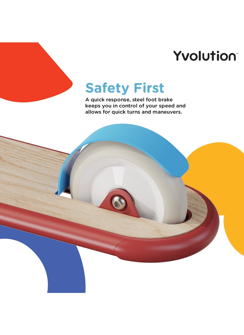 Yvolution Classic Glider - Red