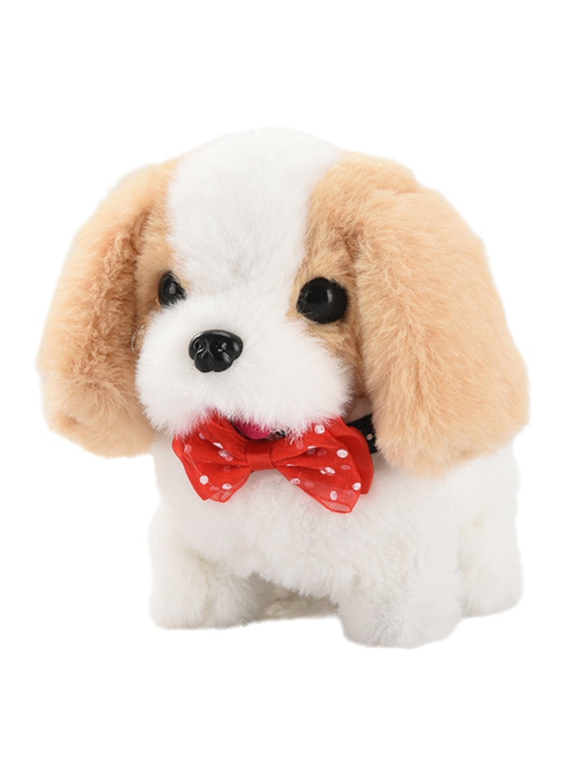 Simulation Electric Dog Plush Electric Puppy Can Walk, Bark, Nod And Wag Its Tail. Children's Toy Dog ​​(Saint Bernard)