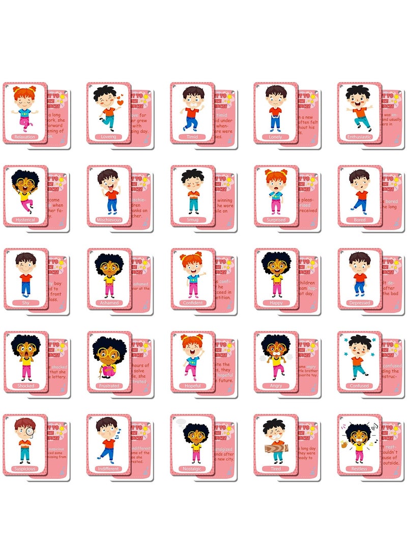 45 Pcs Emotional Cognition Education Card Children's Enlightenment Early Education Parent-Child Educational Toys