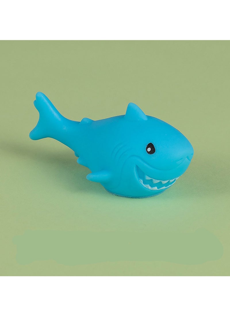 Cute Floating Squeaky Mini Rubber Shark for Baby Shower Kids Gift (21pcs)