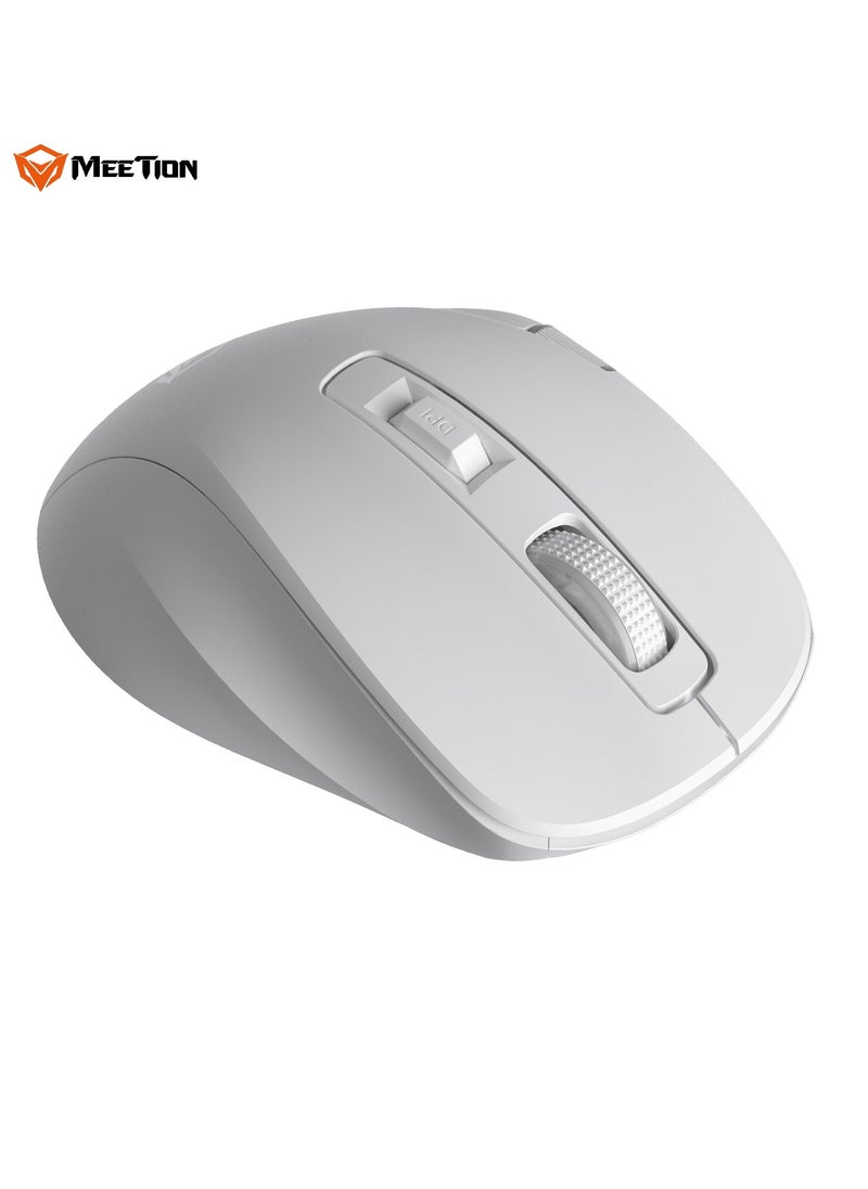 MEETION Three-Mode Gaming Ergonomic Mouse GW32 2.4G/Bluetooth/Wired PAW3220 Sensor Up to 8000DPI 1000Hz Polling Rate 20 Million Times Micro Switch RGB Lighting Effects 700mAh Long Battery Life Right-Handed Ergonomics Meetion Exclusive Driver