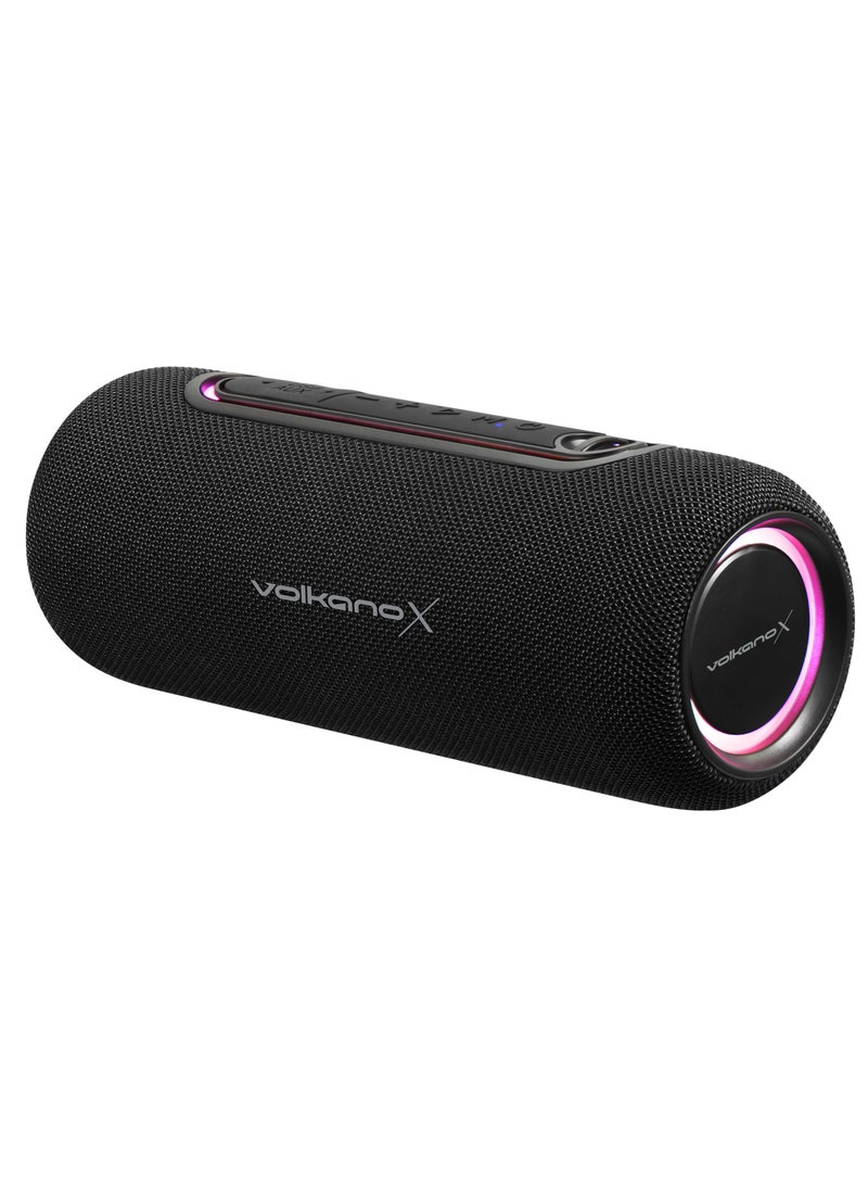 VXS100 Premium Series Portable Bluetooth Speaker with RGB LIGHTS, Upto 3 Hour Playtime, 1 Year Warranty