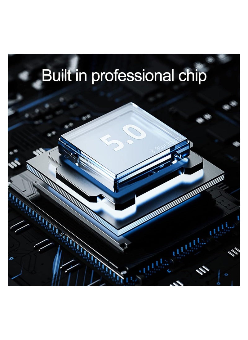 Set Bluetooth Speaker with Microphone 5.0 USB Charging Wireless Speakers with Bluetooth Surround Sound Portable Speaker for Smart TV Microphone with Speaker for Singing Red