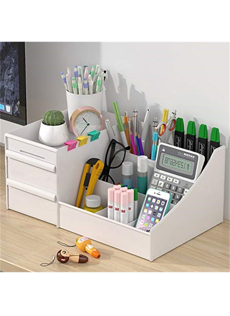 Stylish and Spacious Makeup Organizer with Drawers Ideal for Vanity Bathroom and Bedroom Storage