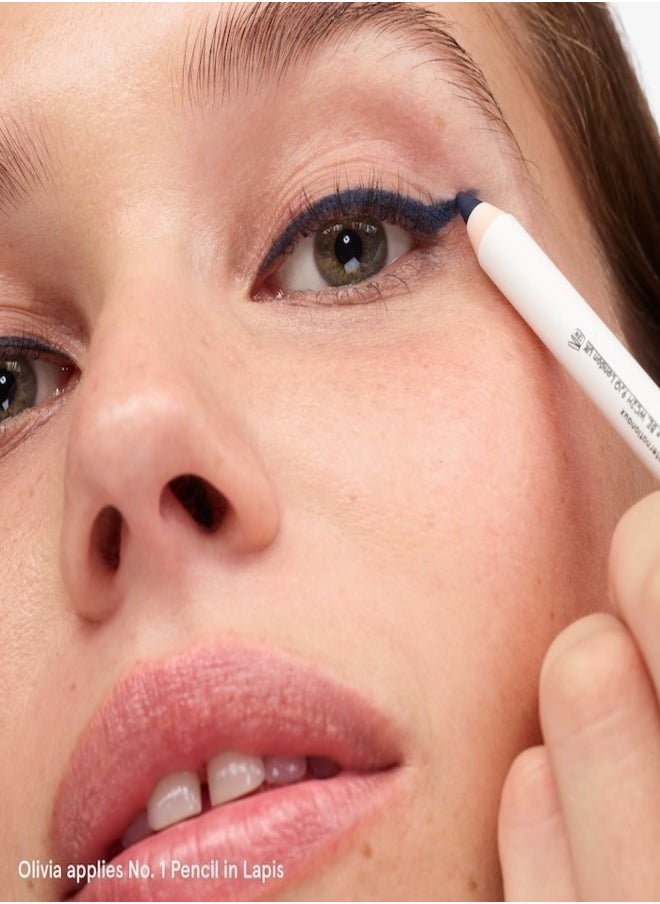 GLOSSIER No. 1 Pencil Creamy Long-Wearing Eyeliner,  Lapis - dark denim blue 1.2g - Smooth, Long-Lasting Definition