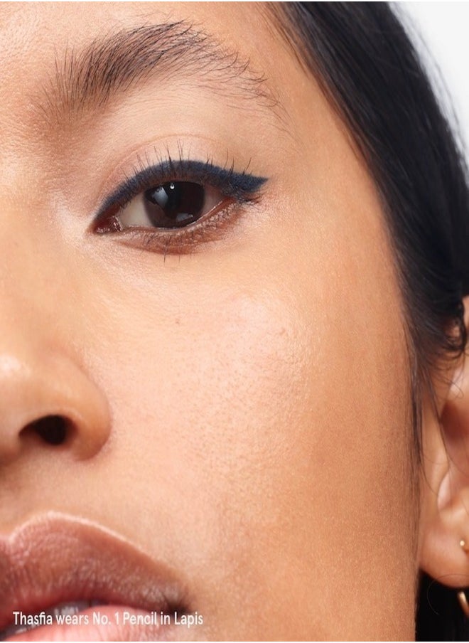 GLOSSIER No. 1 Pencil Creamy Long-Wearing Eyeliner,  Lapis - dark denim blue 1.2g - Smooth, Long-Lasting Definition