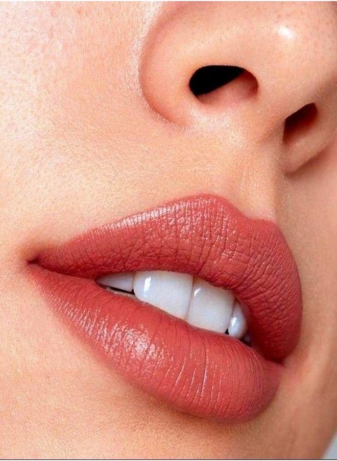 Milani Color Statement Matte Lipstick 91 Perfect Peach Cruelty-Free Nourishing Lipstick in Vibrant Shades 5g
