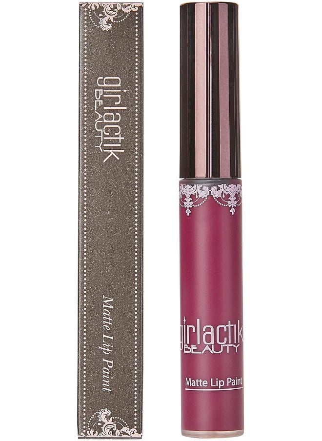 Usa. Matte Lip Liquid In Berry Pink Shade. Longwear, Pigmented & Non-Drying Lipstick. -Stellar