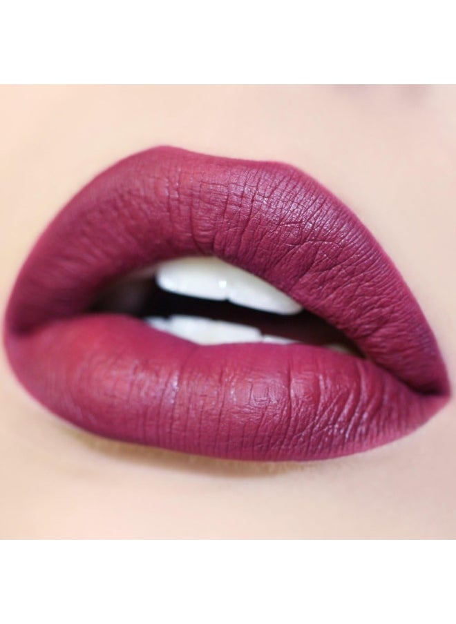 Usa. Matte Lip Liquid In Berry Pink Shade. Longwear, Pigmented & Non-Drying Lipstick. -Stellar