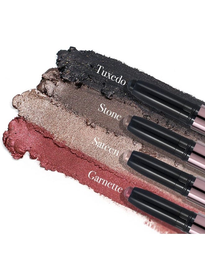 Usa. Metallic Mauve Eyeshadow Pen. Creamy Eye Shimmer Glitter Pencil Highlighter Stick With Sharpener. Long Wear, Pigmented.- Garnette