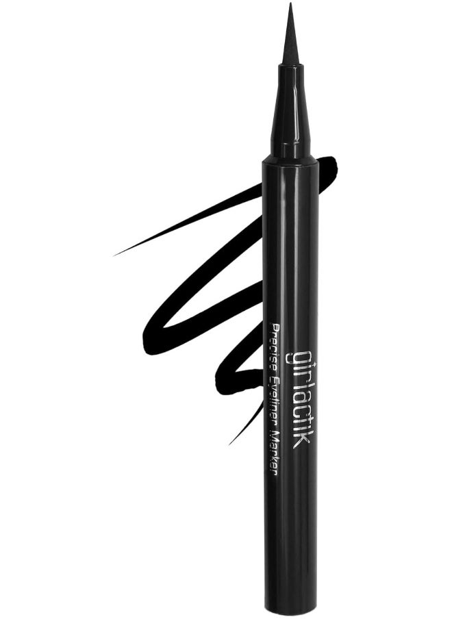 Precise Liquid Eyeliner Pen Waterproof, Smudge Proof In Matte Finish - Black