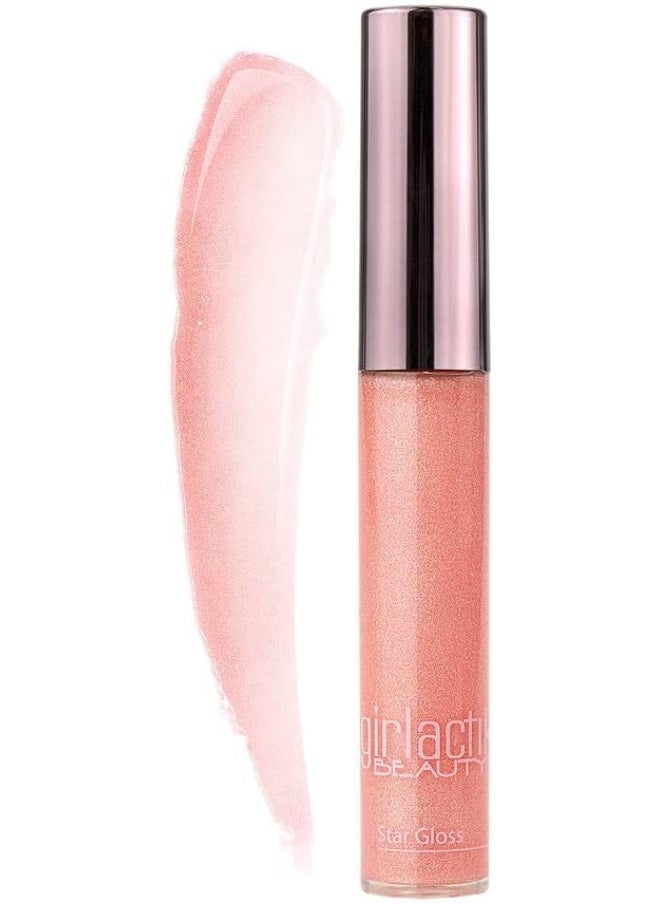 Usa. Tinted Lip Gloss Moisturizer Plumper. Non-Sticky, Pigmented, Long Lasting Formula With Sheer Shine. -Star Gloss, Innocent Pink