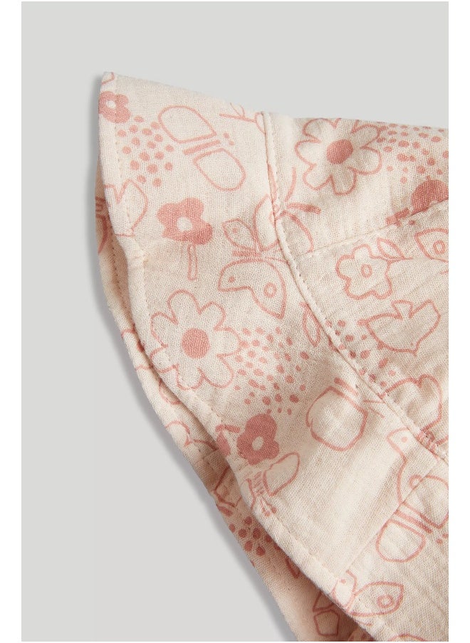 Pink Floral UPF50+ Sun Hat
